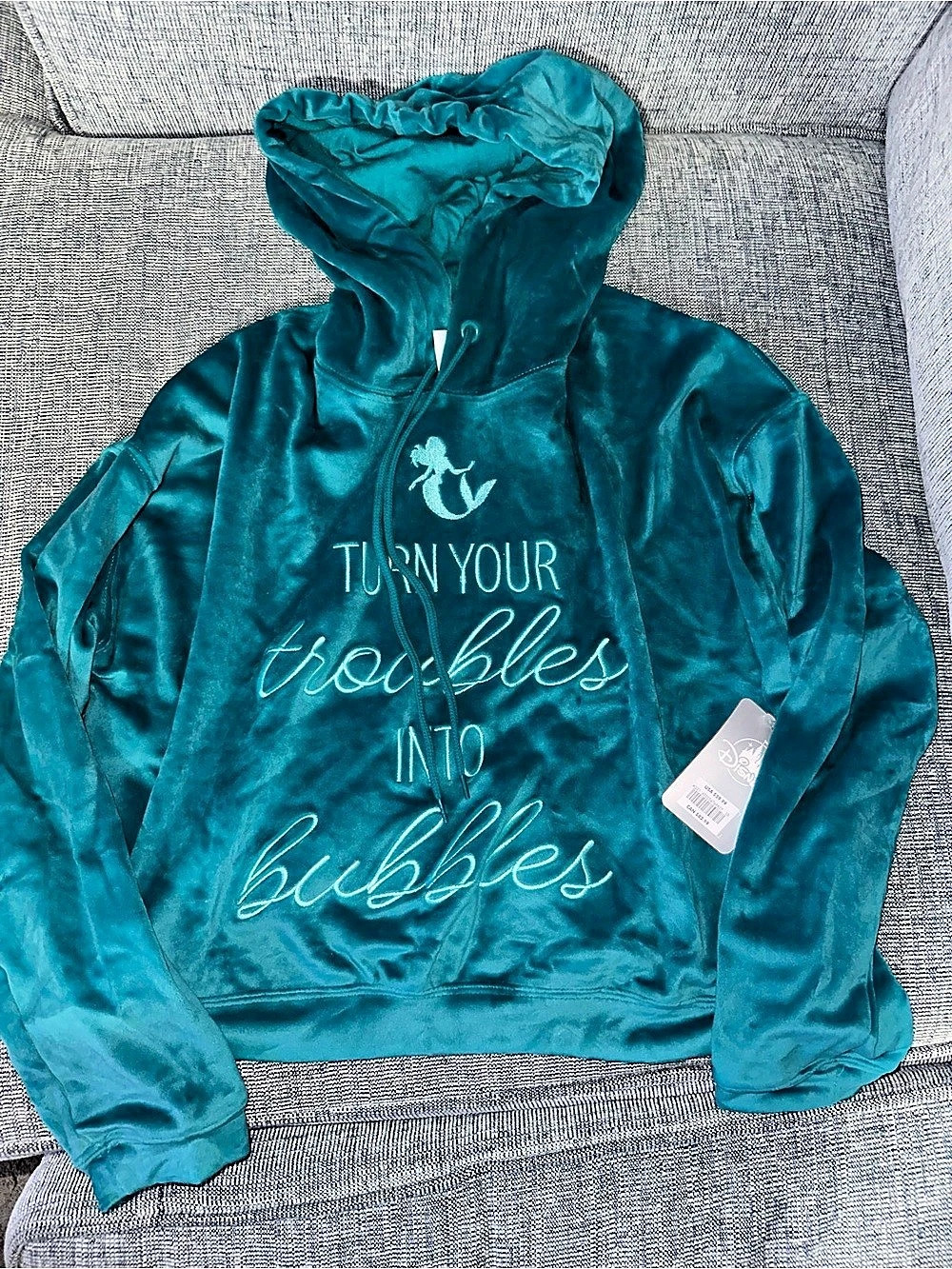 Disney The Little Mermaid Velour Hoodie